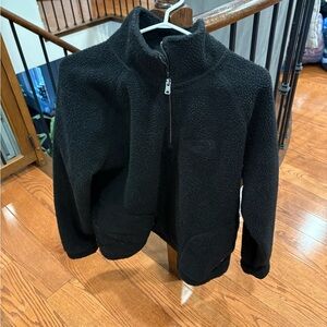 Roots Black Fleece Jacket